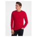 Pánsky sveter OM-SWBS-0106-V5 - červený