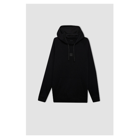 DEFACTO Fit Standard Fit Pocket Hooded Sports Sweatshirt