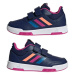 Dievčenská rekreačná obuv ADIDAS Tensaur Hook and Loop dark blue lucid fuchsia blue fusion