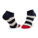 Happy Socks Ponožky Kotníkové Unisex BDS02-6500 Čierna