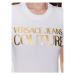 Versace Jeans Couture Tričko 74HAHT01 Biela Regular Fit