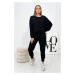 Set 2-piece sweatshirt + pants black