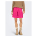Dark pink women's linen shorts ONLY Caro - Women