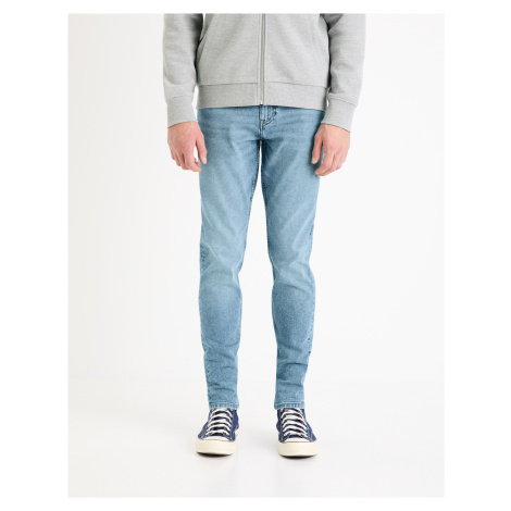 Svetlomodré skinny fit džínsy Celio Foskinny