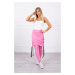 Pants/suit with selfie lettering light pink