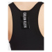 Calvin Klein Swimwear Plážové šaty KW0KW02145 Čierna Slim Fit