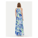 Gaudi Letné šaty 411FD15019 Modrá Regular Fit