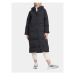 Adidas Vatovaná bunda Big Baffle Coat IK3159 Čierna Loose Fit