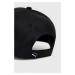 Detská baseballová čiapka Puma PUMA Metal Cat Cap Jr čierna farba, jednofarebná