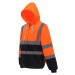 Yoko Reflexná mikina na zips HVK07 Fluorescent Orange