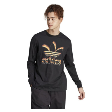 Pánske tričko s dlhým rukávom ADIDAS ORIGINALS TS FIRE LS TEE-IL5196-black