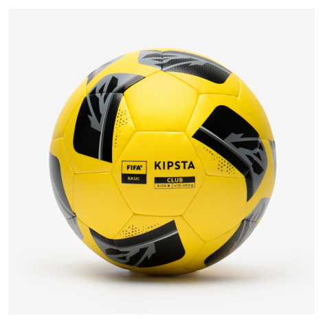 Futbalová lopta Hybride Fifa Basic Club Ball veľkosť 5 žltá KIPSTA