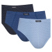 Pánske nohavičky CLASSIC 3P 1446 K612 Modrý mix vzor - HENDERSON modrá mix