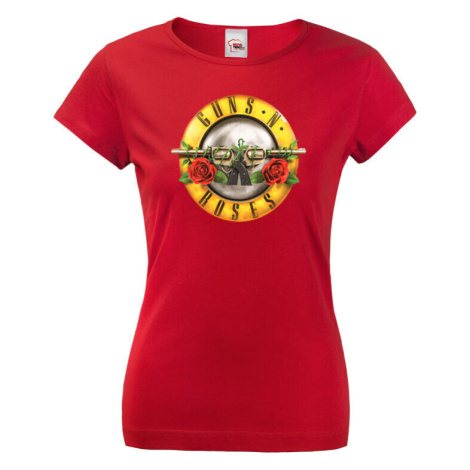 Dámské tričko Guns N’ Roses - tričko pre fanúšikov hudobnej skupiny Guns N’ Roses