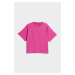 Tričko Karl Lagerfeld Monogram Rhinestone T-Shirt Ružová