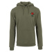 Men's Rose Hoody Olive Sweatshirt