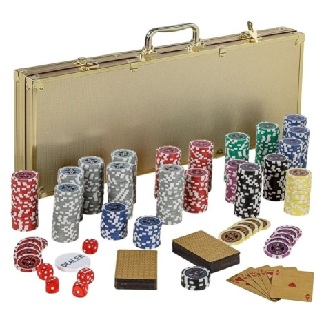 GamesPlanet Poker set Gold Edition, 500 laser žetonů