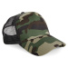 Beechfield Unisex sieťovaná šiltovka B694 Jungle Camo