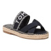 Tommy Hilfiger Espadrilky Seasonal Webbing Sandal FW0FW07181 Tmavomodrá