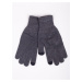 Yoclub Pánske dotykové rukavice RED-0243F-AA5E-006 Grey