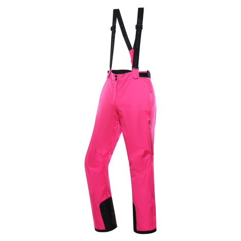 Women's PTX Membrane Ski Pants ALPINE PRO LERMONA pink glo