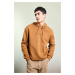 DEFACTO Relax Fit Hooded Printed Thick Sweatshirt