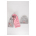 DEFACTO Girl Baby 2-Piece Fleece Scarf Beanie Set