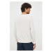 Vlnený sveter BOSS pánsky,béžová farba,tenký,50468239