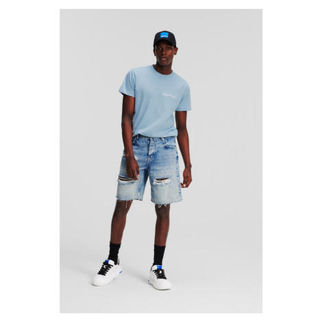 Šortky Karl Lagerfeld Jeans Klj Relaxed Denim Short Blue Heavy