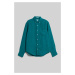 KOŠEĽA GANT REG GMNT DYED LINEN SHIRT OCEAN TURQUOSIE