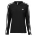 adidas  Essentials 3-Stripes Long Sleeve Long-Sleeve Top  Tričká s dlhým rukávom Čierna