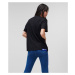 Tričko Karl Lagerfeld Jeans Klj Regular Sslv Logo Tee Čierna