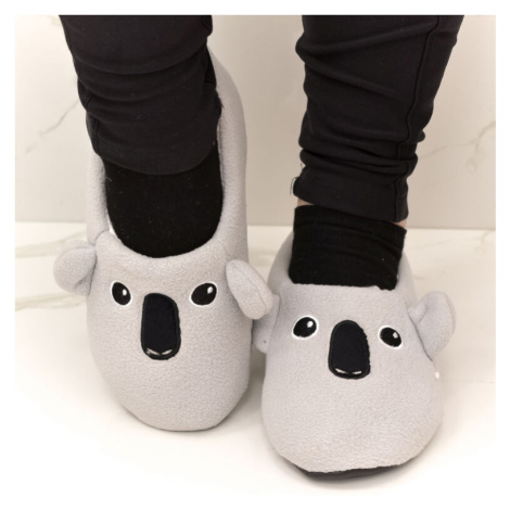 Detské sivé ponožkové papuče PIXXAR 30-35