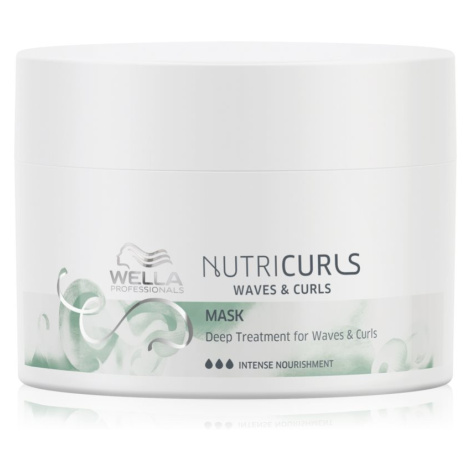 Wella Professionals Nutricurls Waves & Curls uhladzujúca maska pre vlnité a kučeravé vlasy