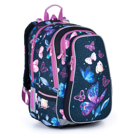 školská taška s motýlikmi Topgal LYNN 21007