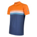 Men's Jersey Sensor Cyklo Summer Stripe Blue/Orange