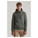 MIKINA GANT EMBOSSED SWEAT HOODIE DARK EARTHY GREEN