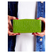 Dámska vzorovaná zelená peňaženka