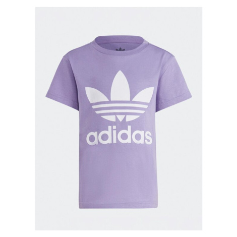 Adidas Tričko Adicolor Trefoil T-Shirt IC9120 Fialová Regular Fit