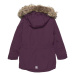 Dievčenská bunda COLOR KIDS Parka w. fake fur, AF 10.000, potent purple