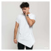 Tričko Urban Classics Asymetric Long Tee White