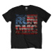 Run-DMC tričko Americana Logo Čierna