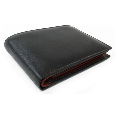 Černohnědá pánská kožená peněženka s vnitřní zápinkou 513-4404A-60/44 Arwel