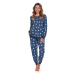 Dámský hřejivý komplet modrý s model 16239736 - DN Nightwear L