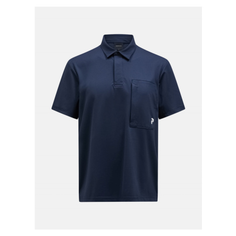 Polokošeľa Peak Performance M Pocket Polo Salute Blue