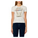 Tričko Diesel T-Uncutie-Long-N18 T-Shirt Off White