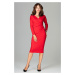 Dámske šaty K477 - Lenitif červená