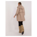 DÁMSKA BÉŽOVÁ PRECHODNÁ PARKA MBM-KR-FH-117.80-BEIGE