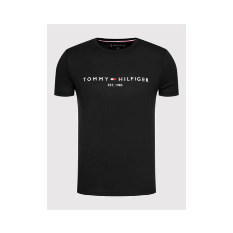 Tommy Hilfiger Tričko Core Logo Tee MW0MW11465 Čierna Slim Fit