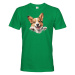 Pánské tričko s potlačou Welsh Corgi Pembroke  - tričko pre milovníkov psov